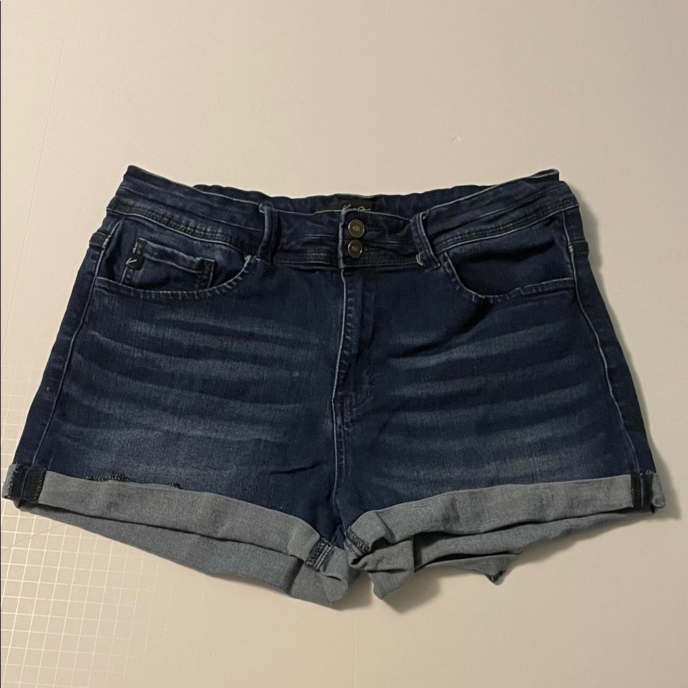 KanCan Dark Blue Jean Shorts